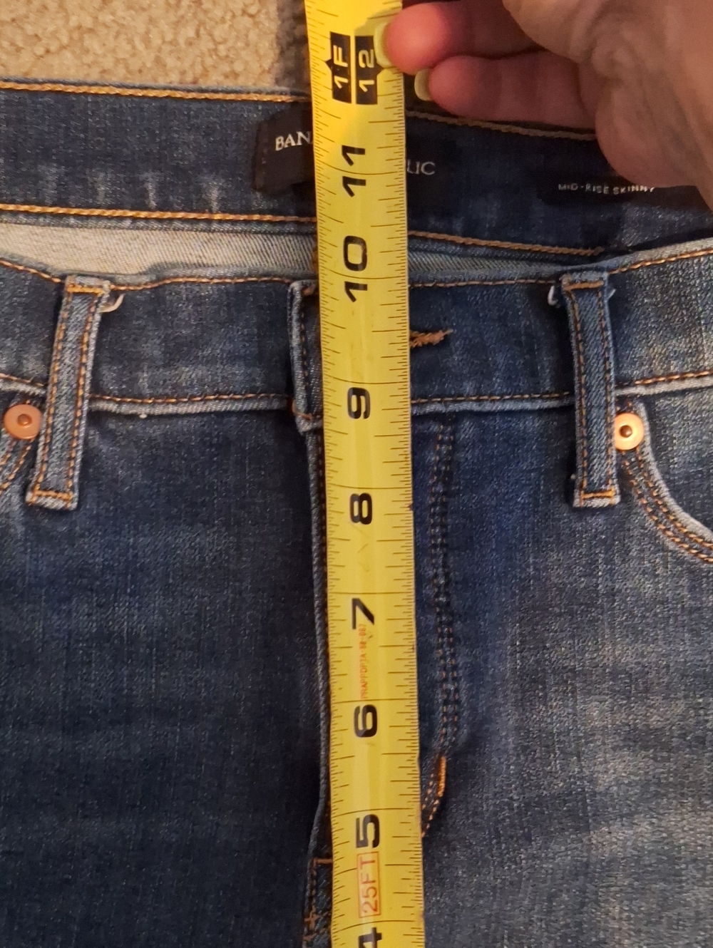 Banana Republic Dark Blue Skinny Jeans - Picture 8 of 9
